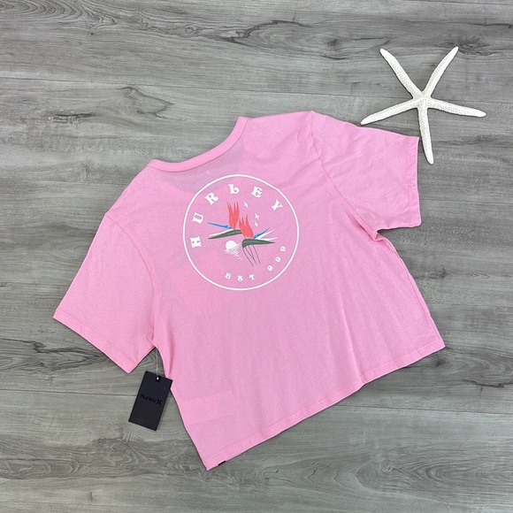 🔆HURLEY🔆 BIRDS OF THE NIGHT SHORT SLEEVE T- SHIRT - Picture 10 of 10